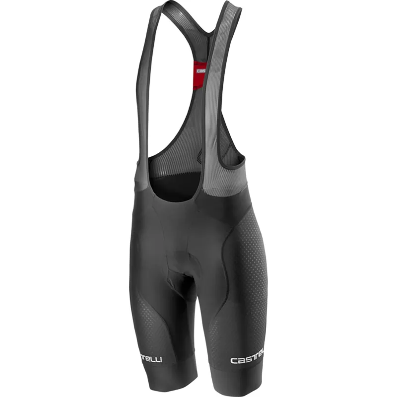 Castelli Free Aero Race 4 Team Mens Bibshorts in Grey