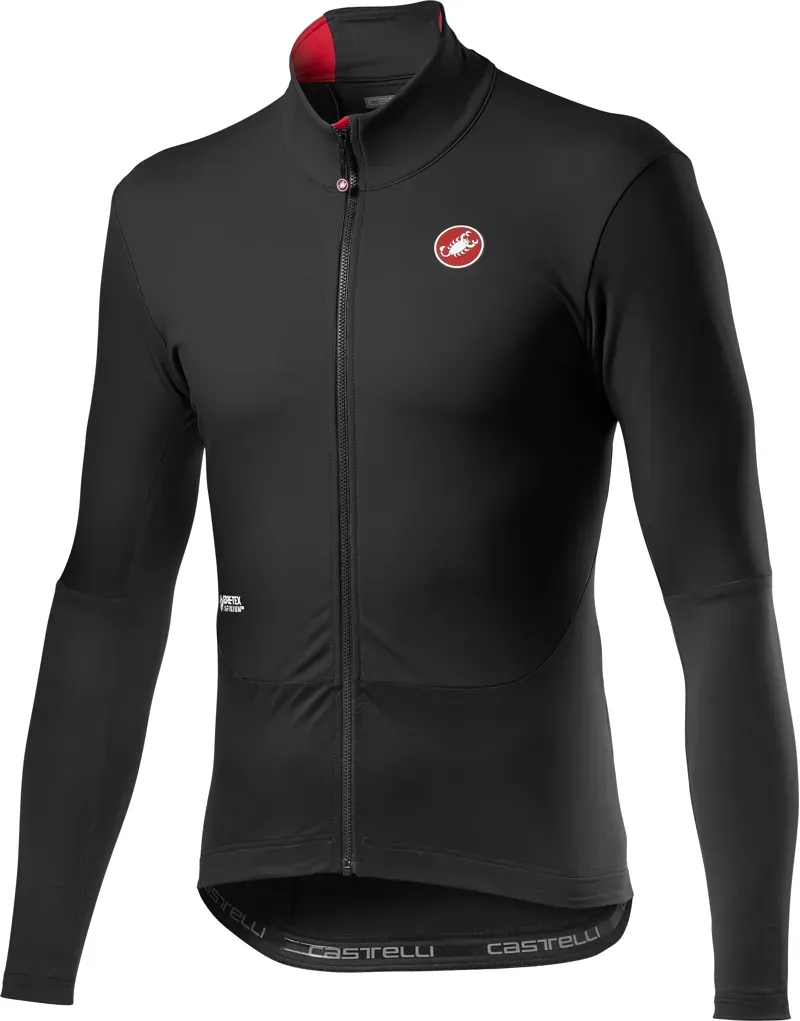 Castelli Nano Mid Wind Long Sleeve Jersey - Light Black XL