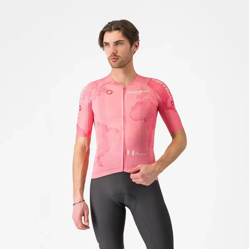 Castelli Giro108 Race 8S Jersey in Rosa Giro-1