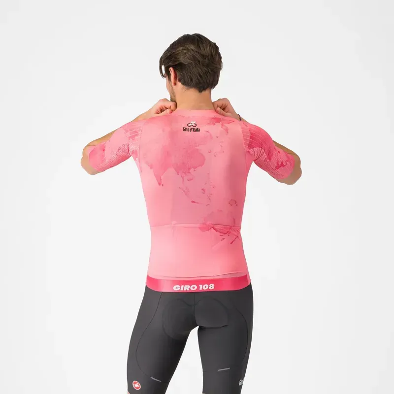 Castelli Giro108 Race 8S Jersey in Rosa Giro-2
