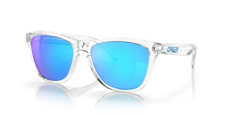 Oakley Frogskins OO-9013-D0 In Prizm Sapphire Lenses/Crystal Clear Frame
