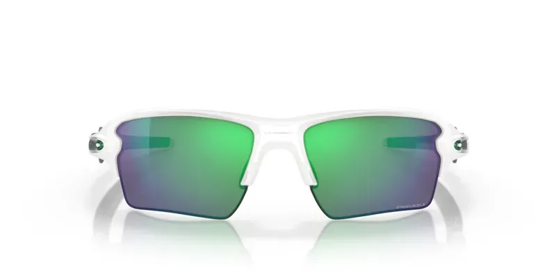 Oakley Flak 2.0 Xl  In Prizm Jade Lenses/Polished White Frame-1