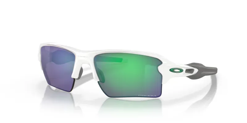 Oakley Flak 2.0 Xl  In Prizm Jade Lenses/Polished White Frame