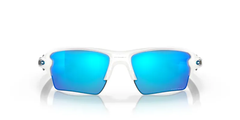 Oakley Flak 2.0 Xl  In Prizm Sapphire Lenses/Polished White Frame-1
