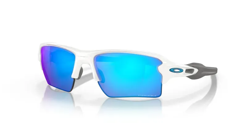 Oakley Flak 2.0 Xl  In Prizm Sapphire Lenses/Polished White Frame