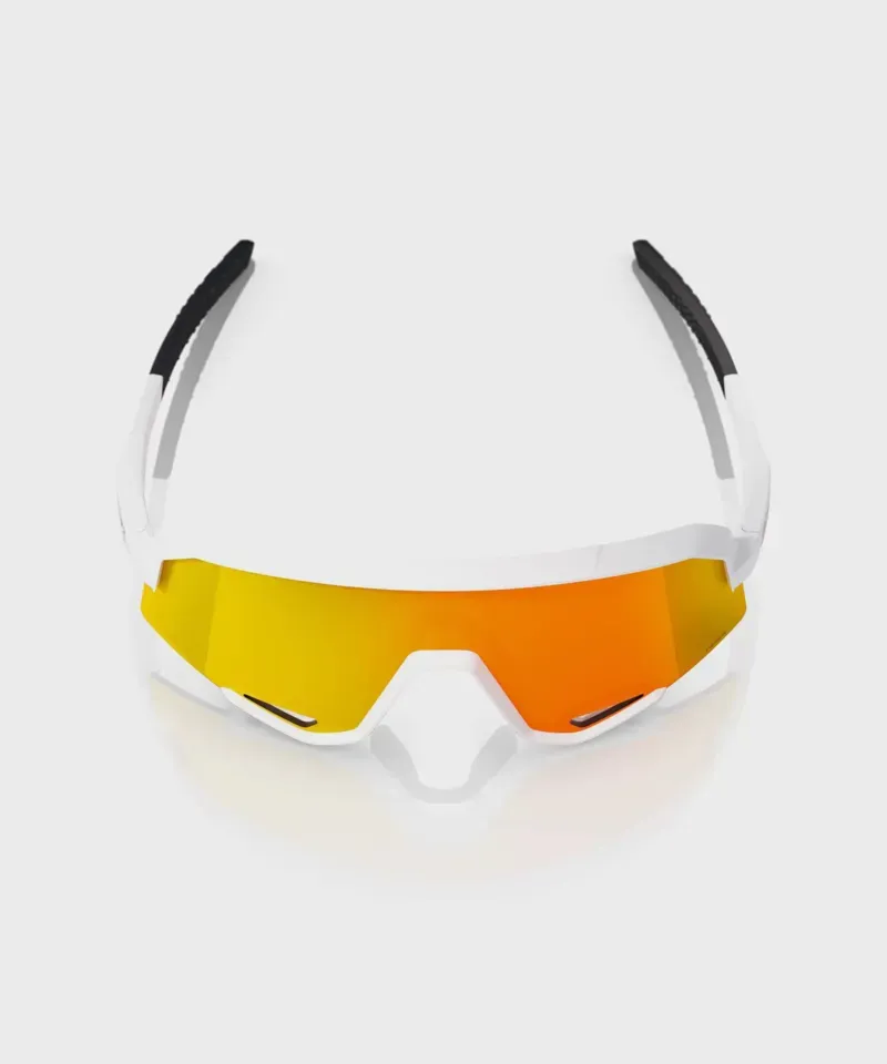 100 Slendale Glasses - Mirror Lens Soft Tact White/ HiPER Red Multilayer-3