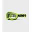 100% Strata 2 Clear Lens Goggles in Neon Yellow