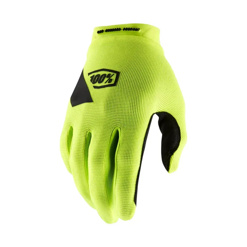 100% Ridecamp Women's Gloves in Fluo Yellow/Black