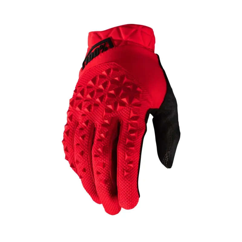 100% Geomatic Gloves in Red