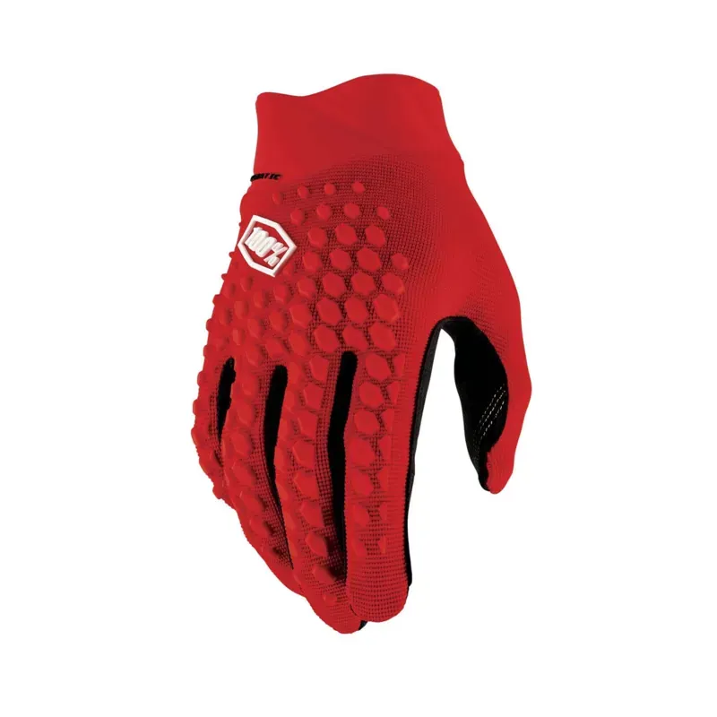 100% Geomatic Gloves in Red