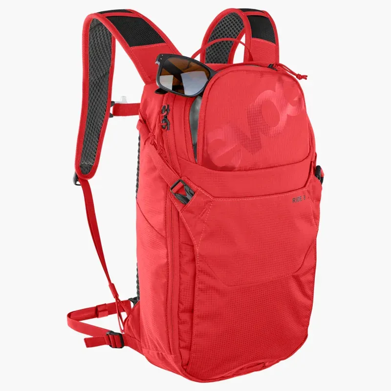 EVOC Ride 8 Backpack in True Red-2
