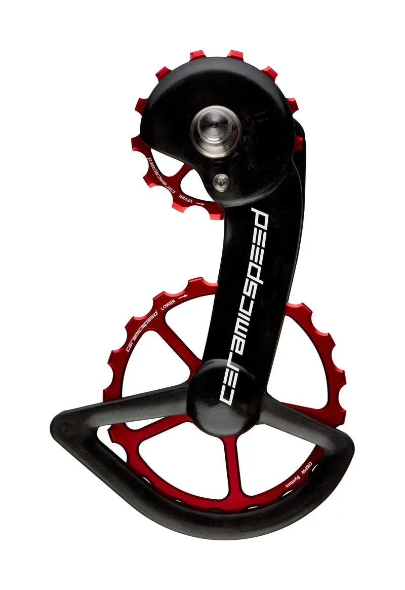 CeramicSpeed Shimano 9100 OSPW System In Red