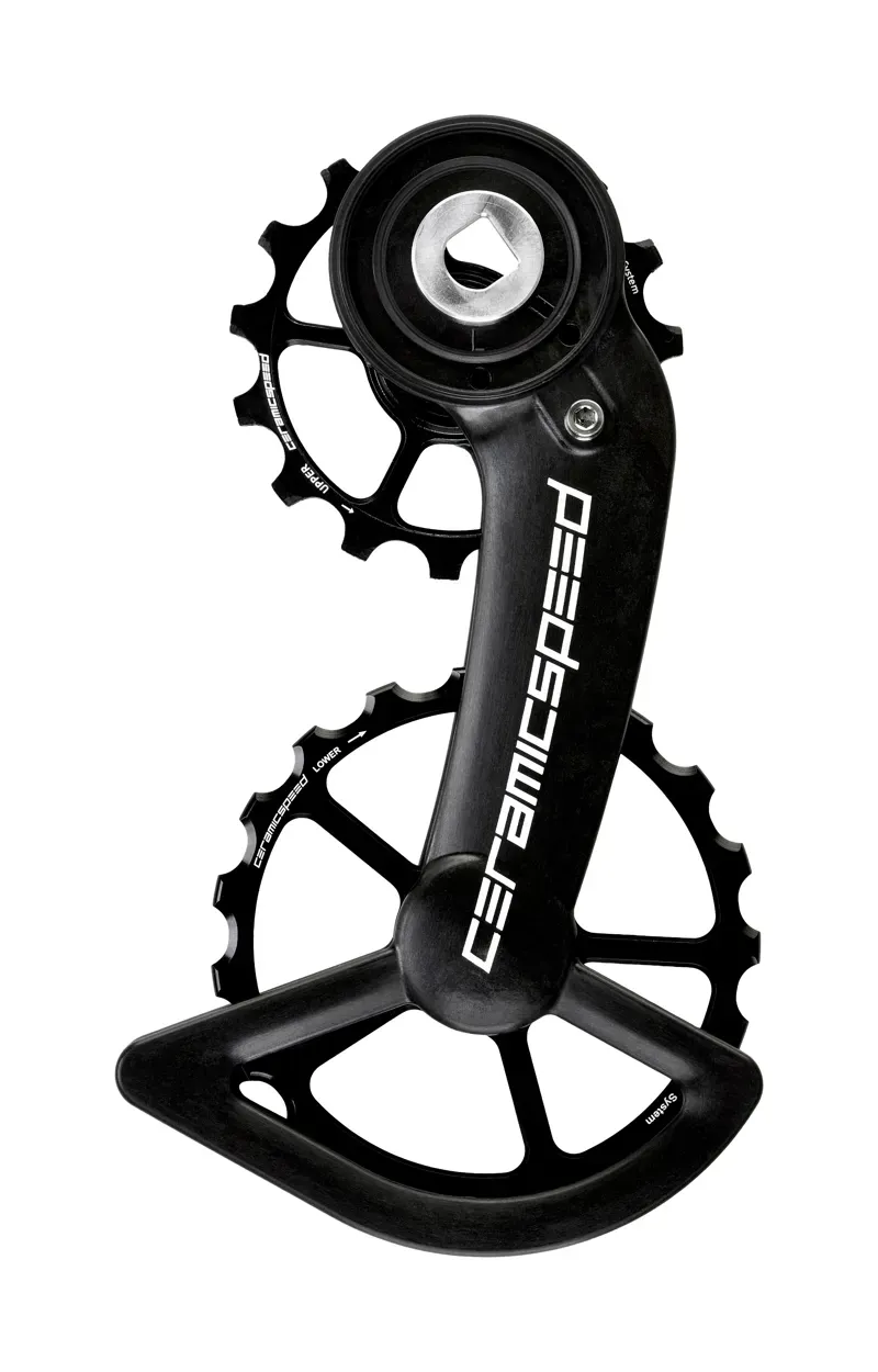CeramicSpeed OSPW System Coated SRAM Red/Force AXS Pulley Wheels Black