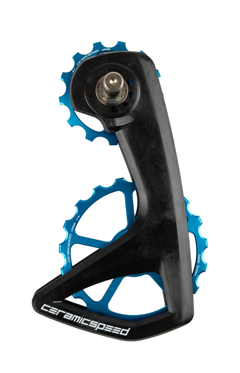 CeramicSpeed OSPW RS 5 Spoke Shimano 7150 Pulley Wheels Blue