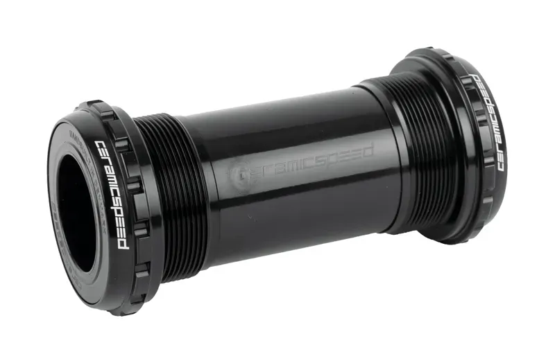 CeramicSpeed Gravel Ceramic Bearing BSA 24mm Shim Alpha Bottom Bracket in Black