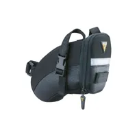 Js Cycles Topeak Aero Wedge Saddle Bag in Black  - Medium W/Straps | Free delivery over £50, Price Match & Cycle to Work.