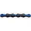 KMC X12 DLC Waxed Chain 126 Links In Black/Blue