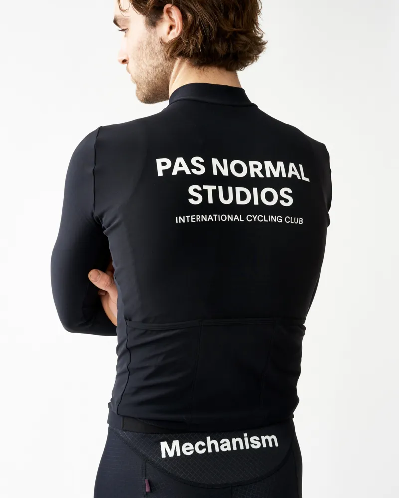 Pas Normal Studios Men's Mechanism Long Sleeve Jersey  Black-2