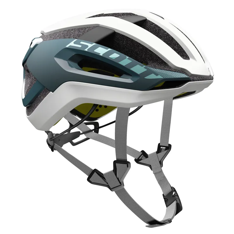 Scott Centric plus helmet white/blue