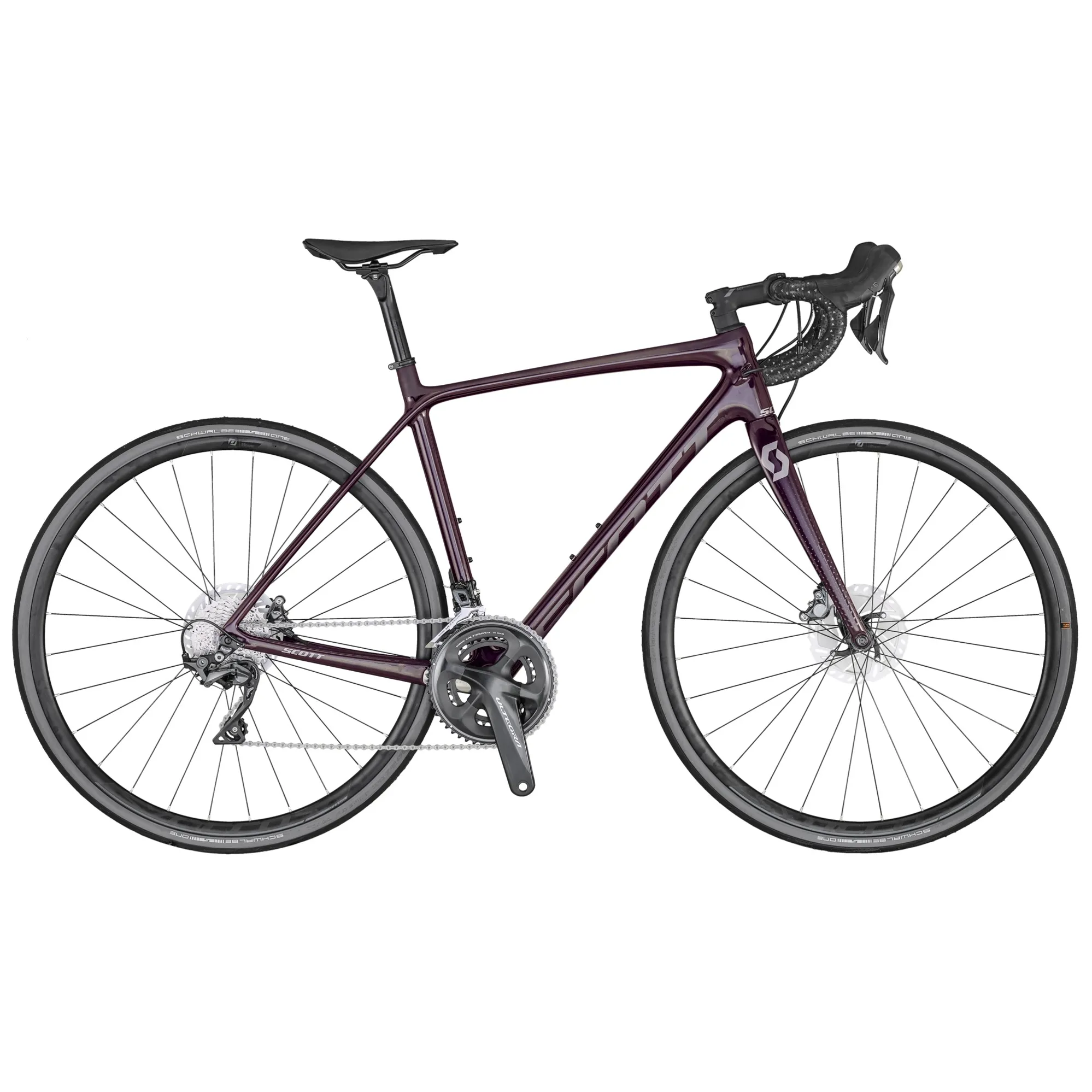 Scott Contessa Addict 15 Disc Womens Carbon Road Bike in Purple