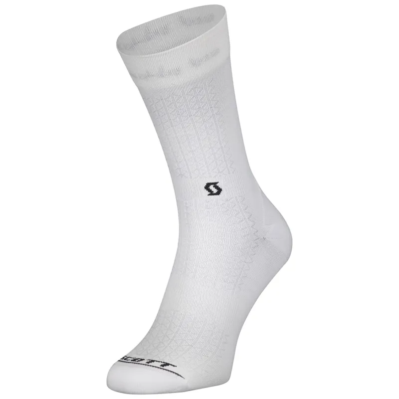 Scott Performance Crew Socks in White/Black