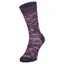 Scott Trail Camo Crew Socks in Purple/White