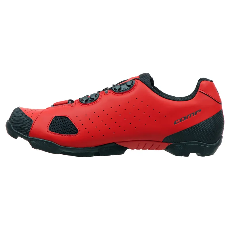 Scott MTB Comp Boa Shoes in Red-5