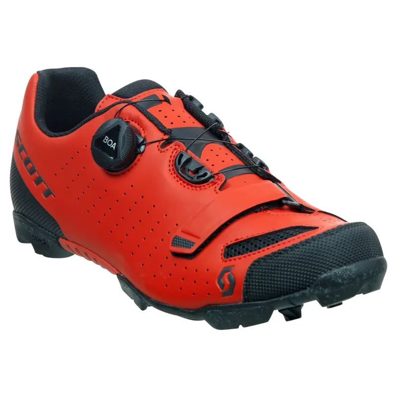 Scott MTB Comp Boa Shoes in Red-2