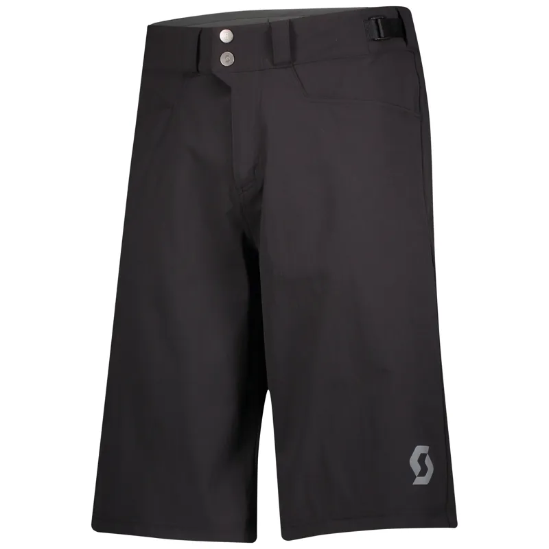Scott Trail Flow Mens Pad Shorts in Black