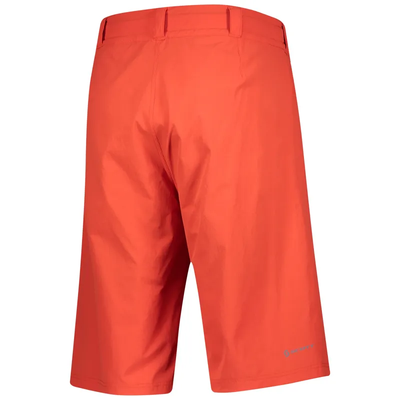Scott Trail Flow Mens Pad Shorts in Red -1