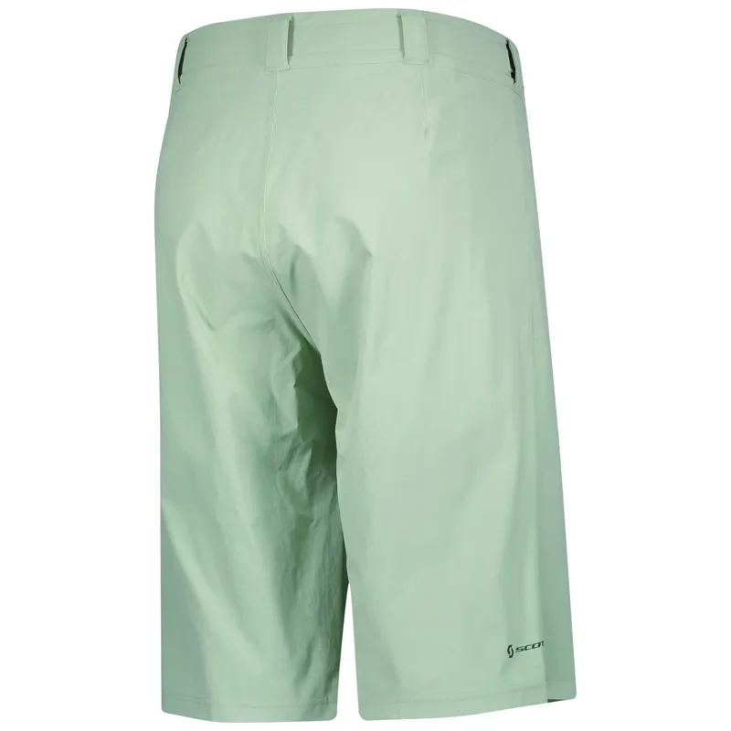 Scott Trail Flow Mens Pad Shorts in Green -1