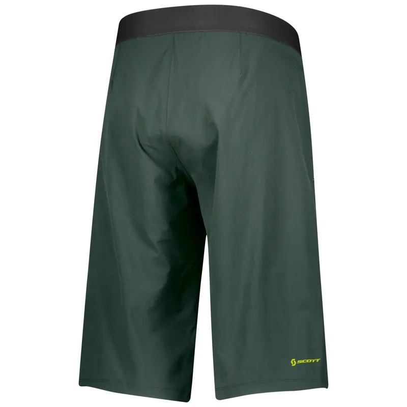Scott Trail Vertic Pad Mens Shorts in Green -1