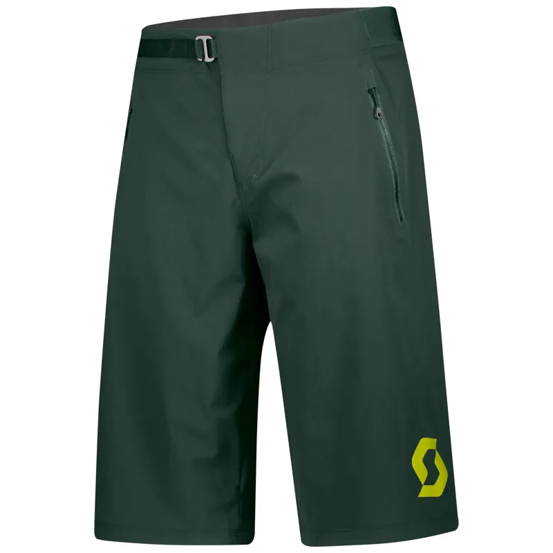 Scott Trail Vertic Pad Mens Shorts in Green 