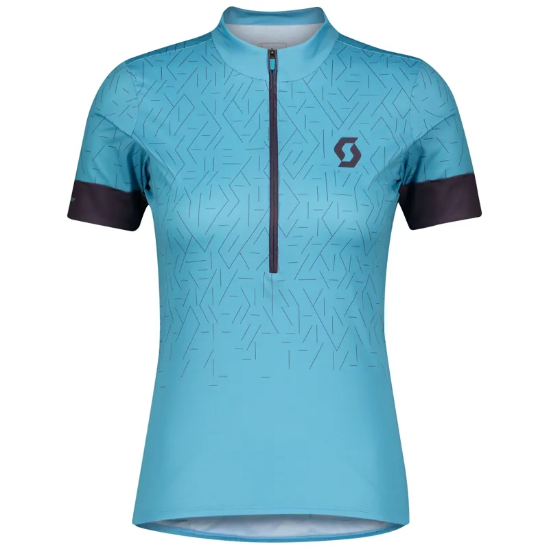2021 Scott Endurance 20 Womens Short Sleeve Shirt in Blue