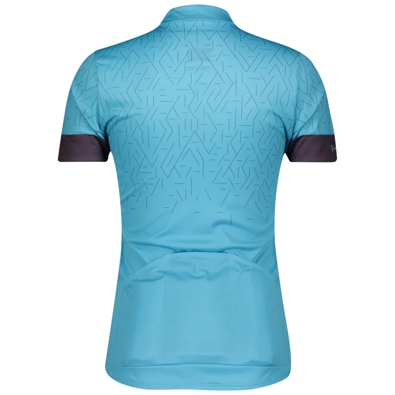 2021 Scott Endurance 20 Womens Short Sleeve Shirt in Blue-1