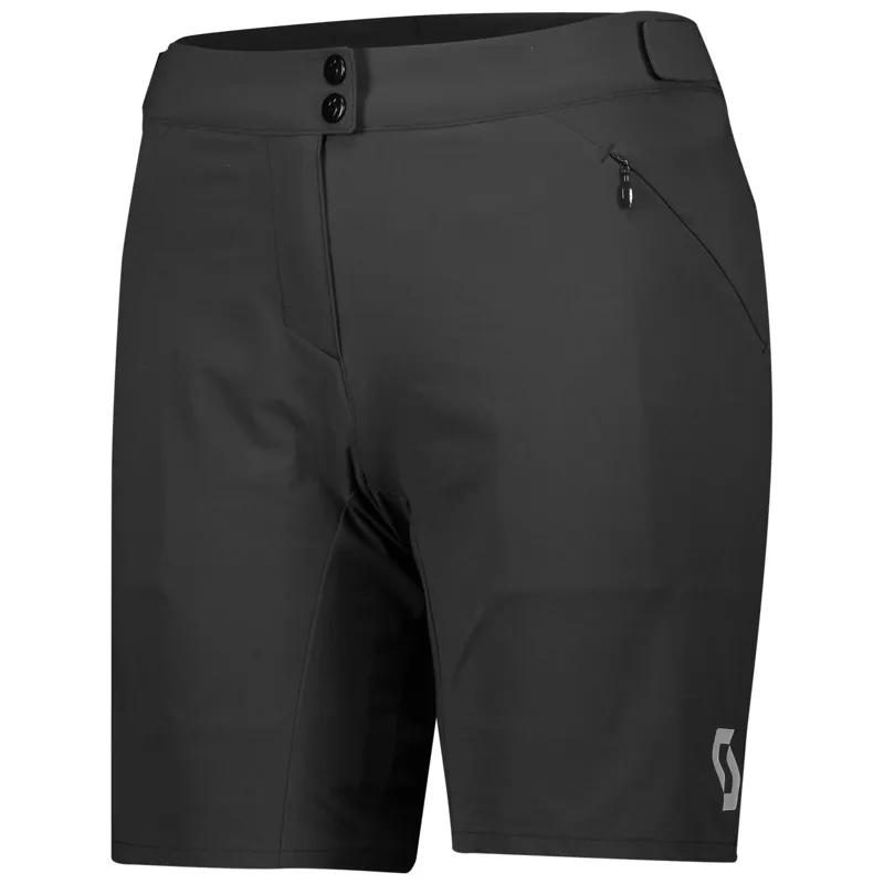 Scott Endurance LS/Fit Pad Womens Shorts in Black