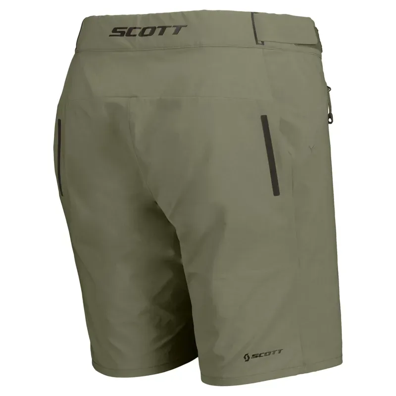 Scott Women's Endurance Ls/Fit Shorts w/Pad in Hay Green-1