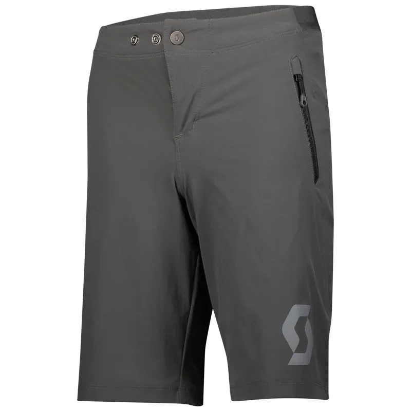Scott Trail 10 Jr Kids Pad Shorts in Grey