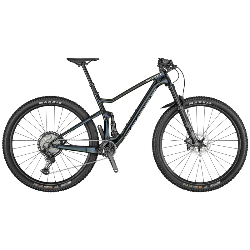 2021 Scott Spark 910 Carbon Mountain Bike in Blue