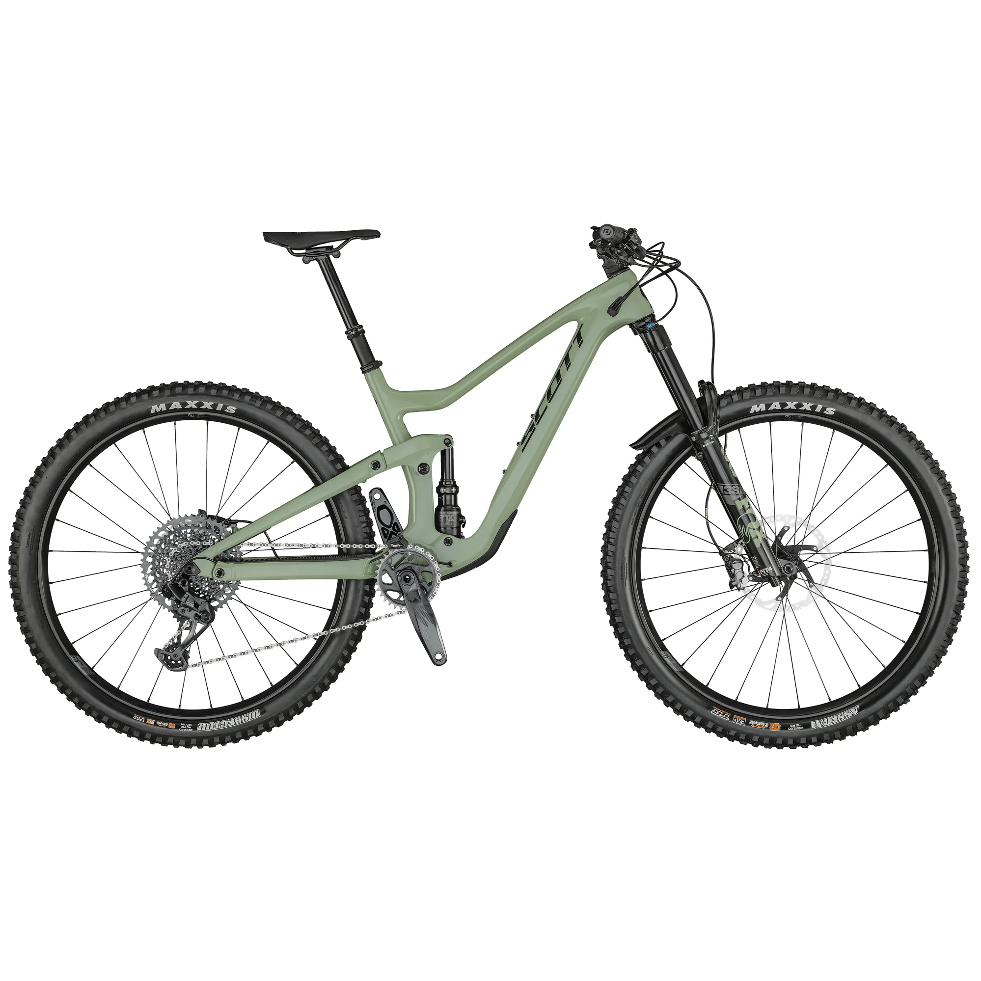 2021 Scott Ransom 910 Carbon Mountain Bike in Green