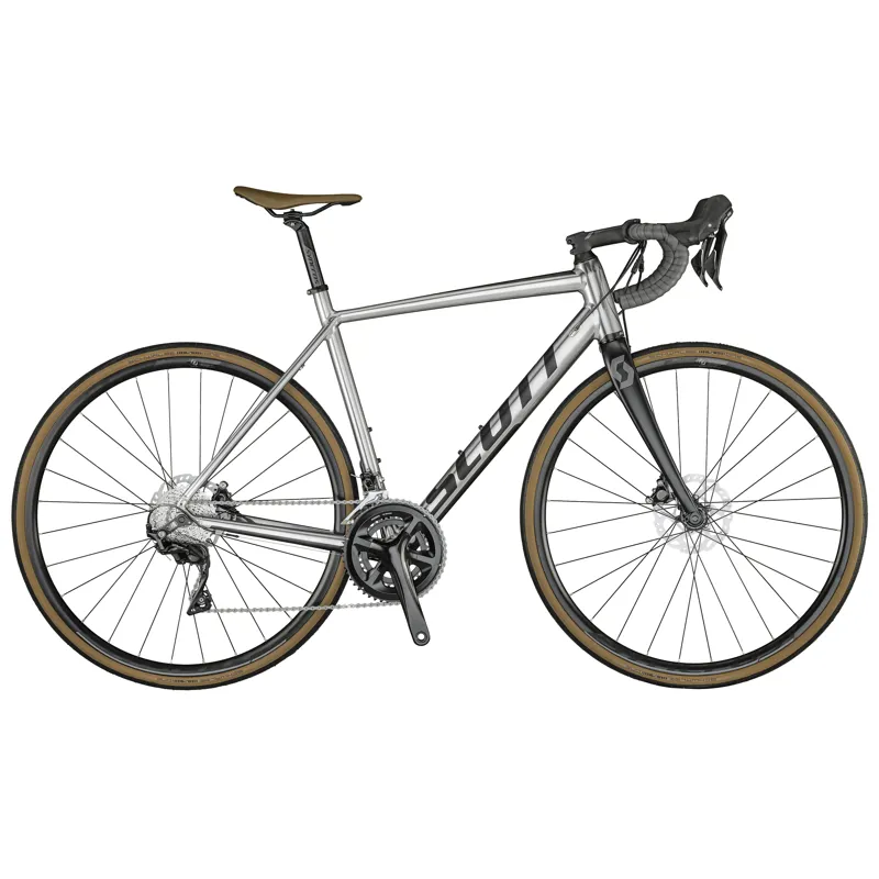 2021 Scott Speedster 10 Disc Road Bike in Silver