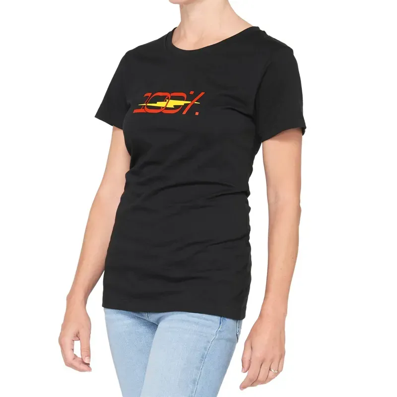 100% Joshua Crewneck Women's T-Shirt in Black