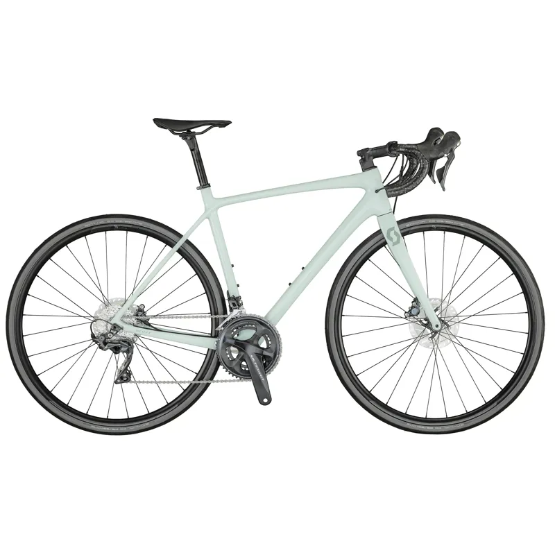 2021 Scott Contessa Addict 15 Disc Womens Road Bike in Green