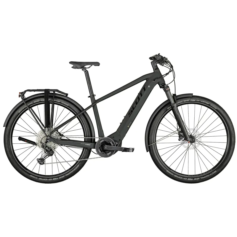 2021 Scott Axis eRIDE 10 Electric Hybrid Bike in Black