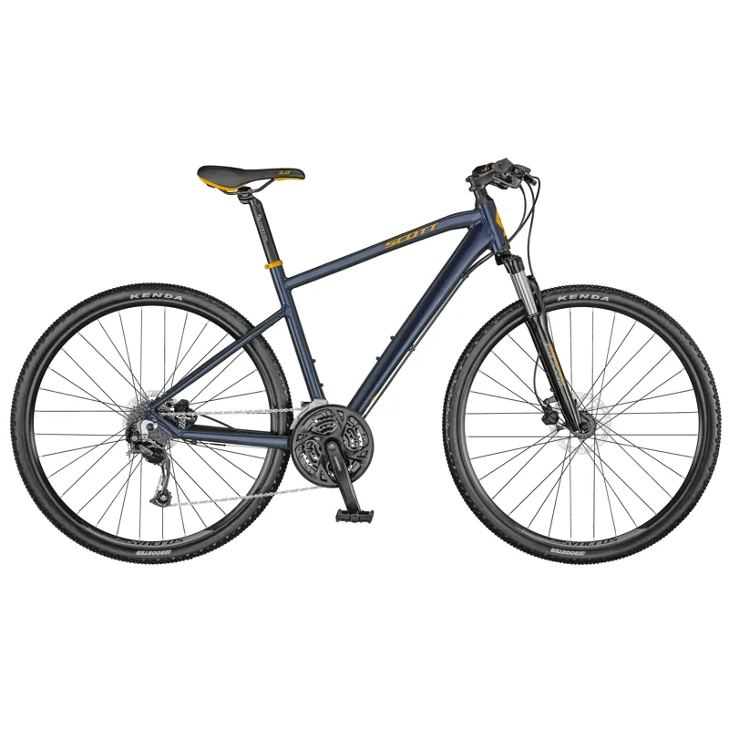 2021 Scott Sub Cross 40 Hybrid Bike in Blue