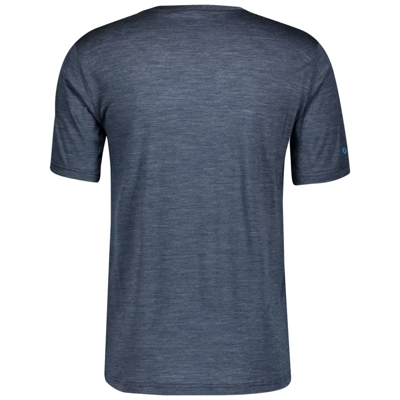 2021 Scott Defined Merino Mens Graphic Shirt in Blue -1