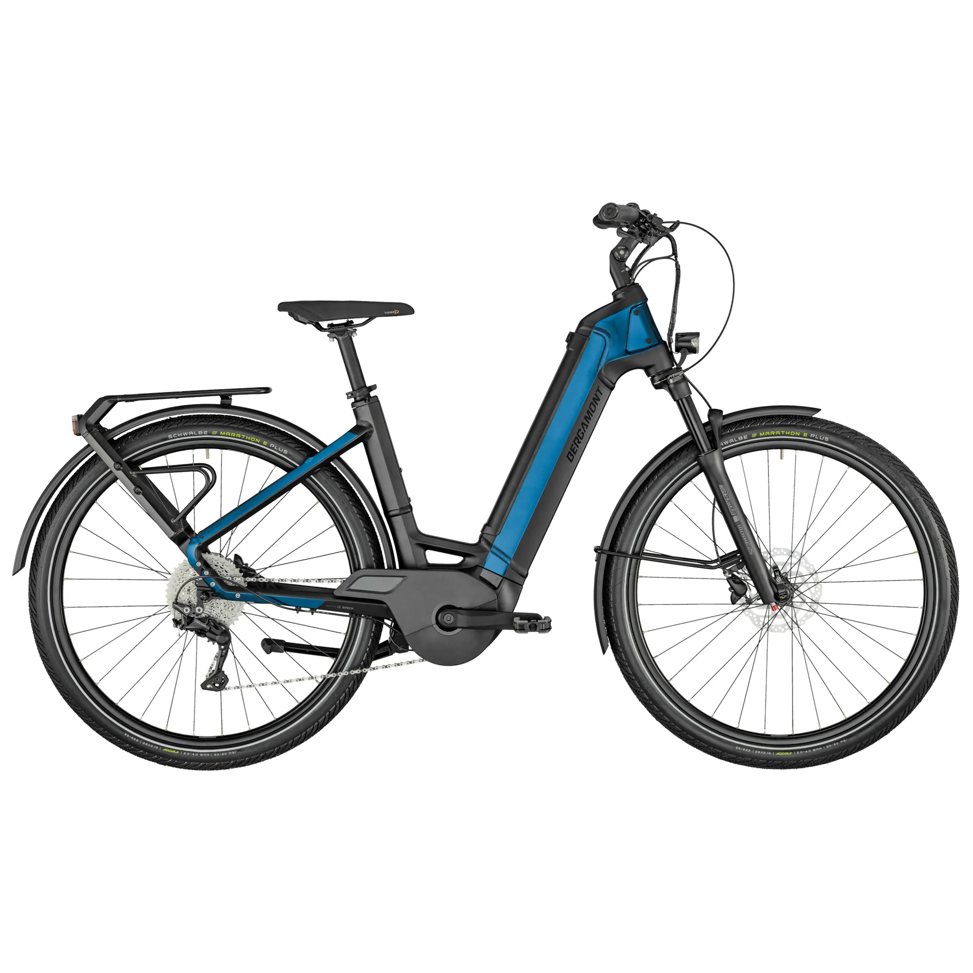 2021 Bergamont E-Ville Edition Electric Hybrid Bike in Blue