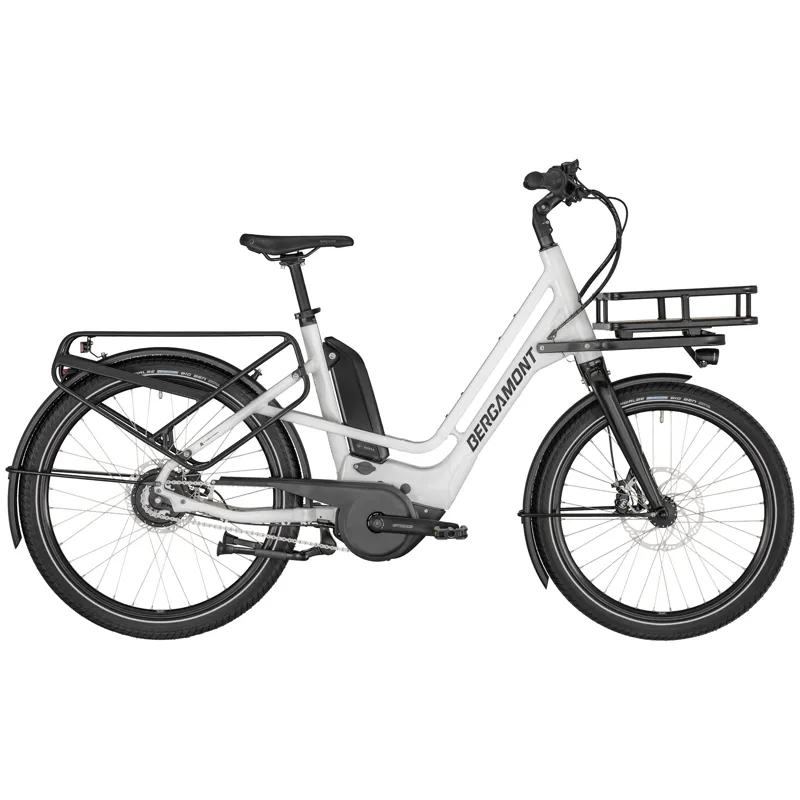2021 Bergamont E-Cargoville Bakery Electric Hybrid Bike in White