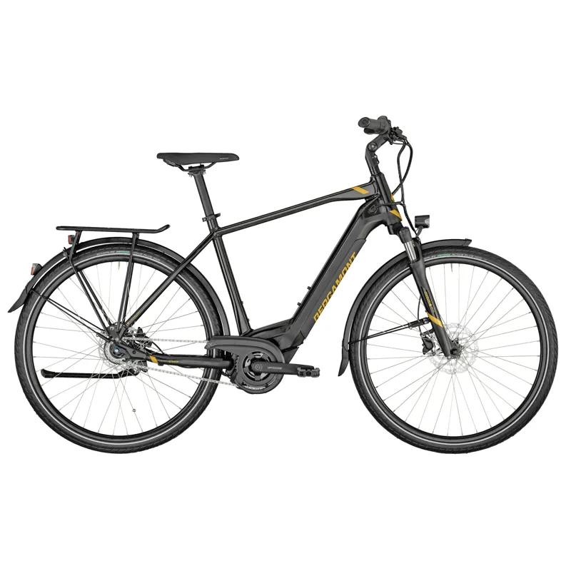 2021 Bergamont E-Horizon N8 CB 500 Gent Electric Hybrid Bike in Black