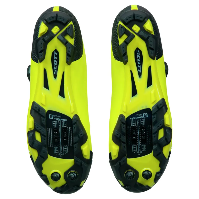 Scott MTB Team Boa Shoes in Yellow-3